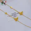 Mismo Estilo del Libro Rojo Dorado Arena Flor Mariposa Sueño Mariposa Estéreo Pulsera Mariposa Lujo Accesible para Mujer Joyería de Mariposa Láser de Gama Alta