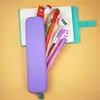 Estuche de Silicona para Lápices, Serie Simple de Colores Macaron, Estuche al por Mayor para Estudiantes de Primaria, Resistente a las Manchas, Compacto y Conveniente, Estuche de Papelería Infantil