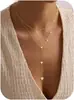 Colar de Coração Dupla Camada Mais Vendido na Amazon Europeia e Americana, Joia da Moda, Colar Elegante e Doce para Clavícula para Meninas