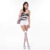 Estación Europea Moda Sexy Chica Picante Leopardo Lazo Encaje Tirantes Camisola Adelgazante Ajustada Top Versátil