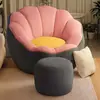 Balcón Tatami Sofá Pequeño Individual Silla de Noche para Dormitorio Sofá Puf Sofá Perezoso para Apartamento Pequeño Sillón