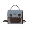 Mochila de Moda Retro de Mezclilla para Mujer 2026 Nueva Tendencia Portafolio Versátil Estudiante Escuela Casual Bolso de Mujer