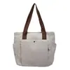 Moda Coreana Primavera 2026 Bolsa de Ombro Leve Retro de Grande Capacidade Bolsa de Mão Tote Versátil Casual para o Dia a Dia