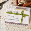Serie Tiempo Libre Pegatinas de Tarjeta Dura de Tira Larga Hechas a Mano Material para Diario Retro Borde Decorativo Base de Pegatina