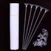 Atacado de fábrica em negrito 32 cm 40 cm puro balão branco transparente balão fixo mão arrastar pólo