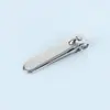 Cortador de unha com ponta de grão Yiwu em estoque presente cortador de unha de aço de alto carbono fábrica ferramentas de manicure cortador de unha xadrez