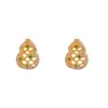 Novos Brincos de Cabideira Vazados com Diamantes Inteiros Moda Estilo Chinês Simples Design Único Brincos Pequenos Versáteis Exquisitos Atacado