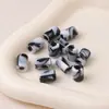 Acrílico Imitación Jade Dos Tonos Cilíndrico Agujero Recto Tubo Corto Cuentas Espaciadoras Cuentas Sueltas Pulsera DIY Accesorios Colgante Pequeño Venta al por Mayor