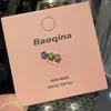 Piercing de Acero de Titanio Roscado con Hebilla Giratoria Cool Clavo Coclear Pendientes Espirales Femeninos Punk Clavo de Hueso de la Oreja Palo de Hueso de la Oreja