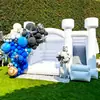 Exportación Transfronteriza de Castillos Blancos de Boda, Trampolines, Toboganes, Espacios Inflables para Fiestas de Cumpleaños Infantiles, Disponibles en Múltiples Colores