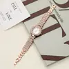 Relojes Europeos y Americanos para Mujer Reloj de Cuarzo Pulsera Nuevo Alta Gama Moda Patrón Romano Diamante Reloj para Dama Reloj para Mujer