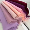 Bufanda de Cachemir Sintético para Mujer Otoño e Invierno Bufanda de Color Puro 2025 Otoño e Invierno Nueva Moda Bufanda Cálida de Longitud Media de Gama Alta