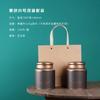 Duas duas latas de chá chá preto chá verde Xiaoqing chá laranja meia embalagem Jin caixa de ferro Metal Maojian Tea Tin Pans