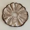 Seda Amarrotada Coreana Estilo Ballet de Nicho Renda Elástico de Cabelo Grande Intestino Versátil Diário Faixa para Rabo de Cavalo Baixo Novo Estilo