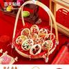 Bebê de um ano de idade cem dias lua cheia novo adesivo de ovo chinês crianças de um ano de idade pegar semana ornamentos pequeno livro vermelho recomendar layout
