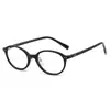 2026 Novos Óculos Lisos Simples de Moda Oval Estilo Retrô Japonês Estilo Coreano Yoo Young Mesmo Estilo Minimalista Podem Ser Colocados com Lentes de Grau