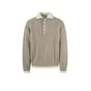 Camisa Polo Cuello de Sol Punto Prendas de Punto para Hombre Falso Dos Piezas Retorcido Estilo Old Money Otoño e Invierno Punto de Moda Exportación Transfronteriza Venta al por Mayor