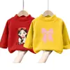 Nuevas Camisetas Térmicas de Doble Cara y Camisetas Interiores para Niñas para Otoño e Invierno Camisetas Interiores de Manga Larga con Cuello Alto a Media para Niños Modernas