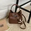 Bolsa de Ombro Retro Exquisita e de Alta Qualidade, Bolsa Transversal, Bolsa Feminina, Nova Moda Bolsa de Mão Simples, Bolsa Saco Casual