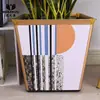 Série Luxo Leve Vaso de Flores Flor Pintada Novo Vaso de Flores Autoirrigável Árvore da Fortuna Criativo Distinto Vaso de Flores Grande de Chão para Sala de Estar
