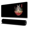 Tapete de rato de gato fofo transfronteiriço, flor de cerejeira, estilo japonês, sushi fresco, mesa de gato, almofada de aprendizagem de cachorro chai, almofada de aprendizagem de escritório
