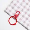 Fabricante direto de chaveiros coloridos com fecho de lagosta pintado, acessórios de ferragem para chaveiros de fecho de porta com contas DIY