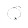 Pulsera Planeta Cósmico Azul Diseño de Nicho Ins Lujo Ligero Fantasía Estrella Luna Diamante Brillante Pulsera
