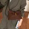 Bolso de mano para axila de moda coreana, bandolera de un solo hombro para otoño, nuevo bolso diario de gamuza de gran capacidad, bolso exquisito vintage para mujer 2026
