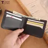 TIDING Amazon transfronterizo nuevo rfid antirrobo capa de cabezal de cepillo cuero billetera de negocios billetera corta regalo para hombre