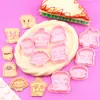 Forma de Biscoito Série Cachorro Curry Molde de Cachorro Desenho Animado 3D Cachorro Fofo Simulado Biscoito Impresso DIY