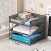 Estante para Archivos Organizador de Escritorio de Oficina Multicapa Clasificación y Organización de Papel A4 Caja de Archivos Almacenamiento Artículo Popular Transfronterizo