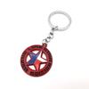 Adecuado para llavero jeep Shepherd Northern Lights 1941 cabeza de fantasma jeep forma de estrella de cinco puntas colgante