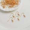 Ai Yu Joyería para Pendientes con Gancho de Oro de 18 Quilates con Conservación del Color Accesorios DIY Hechos a Mano Pendientes de Cobre Chapados en Oro Venta al por Mayor S4032501