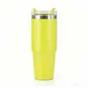 Comércio Exterior Transfronteiriço Aço Inoxidável 30oz Copo com Canudo a Vácuo de Camada Dupla, Copo Térmico de Luxo, Porta-Copos de Carro, Copo de Gelo de Grande Capacidade