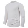 Outono e Inverno 2025 Cruzamento Simples Suéter de Tricô Camada Base Cor Lisa Trançado Gola Redonda Masculino Versátil Casual Jaqueta Suéter