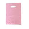 Bolsas de Tote de Ropa de PE al por Mayor, Bolsas Planas de Empaque de Plástico, Bolsas con Asa de Cuatro Dedos, Bolsas de Tote para Artículos de Uso Diario con Impresión de Logo