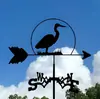 Explosiones Transfronterizas de Amazon Artesanías de Metal Pintura en Aerosol Decoración de Techos Veletas Adornos Arte de Hierro para Exteriores de Patio