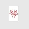 Pegatina de tatuaje de mariposa con espina roja vintage, patrón oscuro de subcultura, tatuaje fresco impermeable de larga duración para la cintura
