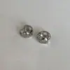 "Meow Star" Argola de Osso de Orelha de Gatinho com Esmalte Branco Gotejante 2024 Nova Moda de Alta Qualidade Argola de Orelha Vazada Estrela para Mulheres