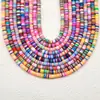 Cuentas de Varios Colores para Navidad y Halloween, Rodajas de Arcilla Suave, Cuentas Sueltas, Separadores de Arcilla, Materiales DIY para Pulseras y Collares