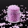 Cuentas de arroz de vidrio perforado de 2 mm de alta calidad, cuentas sueltas, material hecho a mano, accesorios para collar de cuentas
