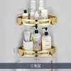 Estante de Toallas Dorado para Baño, Estante de Almacenamiento de Toallas, Barra de Toallas de Acero Inoxidable, Accesorios de Baño, Estante de Almacenamiento de Toallas