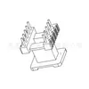 Esqueleto Transformador EE13 Esqueleto Baquelite EE14 Esqueleto Alta Frequência Bobina Vertical 5+5 Pinos