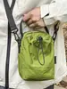 Bolso Cubo Ins para Mujer Bolsa para Botella de Agua de Ciclismo al Aire Libre Senderismo Montañismo Bolso Cruzado para Hombre con Cordón Ligero Bolso de Hombro Moderno