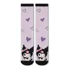 Calcetines para niñas kulomi medias otoño e invierno nuevos estudiantes calcetines para pantorrilla bebé lindo dibujos animados calcetines de tubo