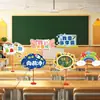 Sinalizações Decorativas de Mesa para a Temporada de Volta às Aulas 2026, Enfeites de Mesa, Adereços de Foto para Sala de Aula de Jardim de Infância, Arranjo de Atmosfera para Cerimônia de Abertura