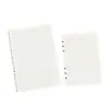 Recambio para Cuaderno de Hojas Sueltas B5 Cuaderno Rayado Engrosado A5 Papel Cuadriculado en Blanco Desmontable de 20 Agujeros Recambio de Reemplazo Cuaderno de Espiral