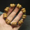 Pulsera Calabaza de Múltiples Tesoros de Sándalo Verde, Pulsera Juguete Cultural, Cuentas Budistas de Fortuna y Prosperidad, Joyería de Moda para Hombres y Mujeres, Cuentas de Oración, Regalo al por Mayor