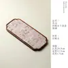 Exquisiteiro Tapete de Chá Zen Estilo Chinês para Uso Doméstico, Pequena Bandeja de Madeira Maciça para Chá Seco, Acessórios para Cerimônia do Chá, Bandeja de Chá, Suporte para Bule, Plataforma para Chá Seco