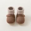Zapatos de Bebé para Otoño e Invierno Zapatos para Niños Pequeños Zapatos con Suela Suave Antideslizantes y Calcetines Zapatos de Bebé para Interiores Zapatos de Algodón para Recién Nacidos Dibujos Animados Coral Terciopelo